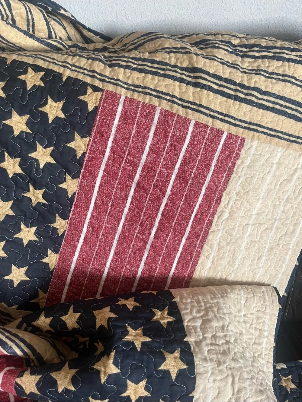 N/A patriotic quilted